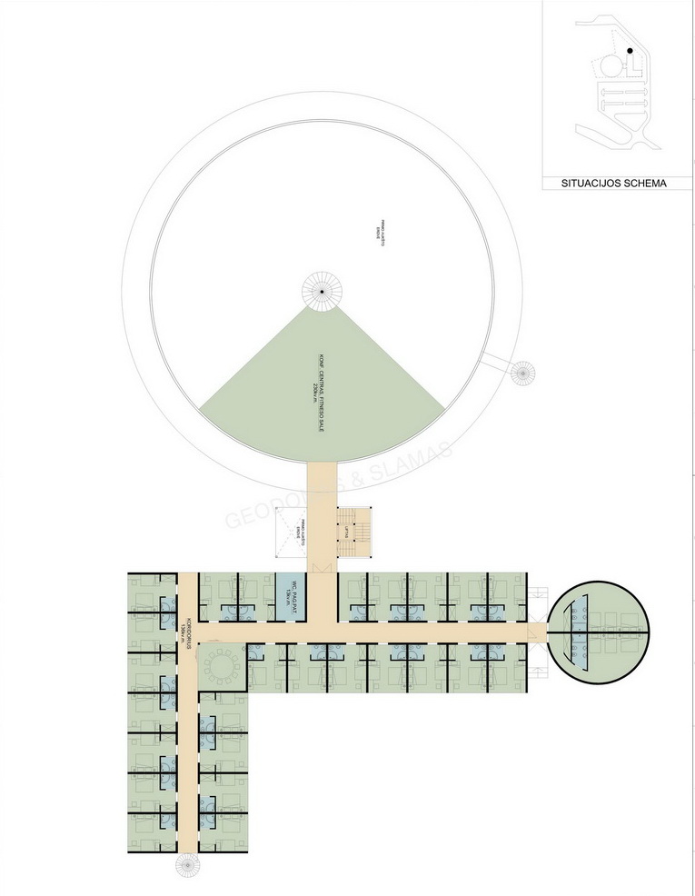 Viešbučio ir SPA kompleksas 5☆ | Futuristinės architektūros pastatas 3634m2