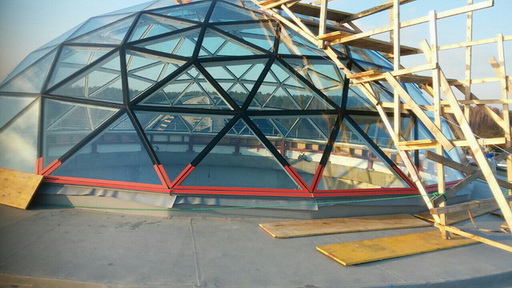 Vytautas Mineral SPA stogo stiklinis kupolas