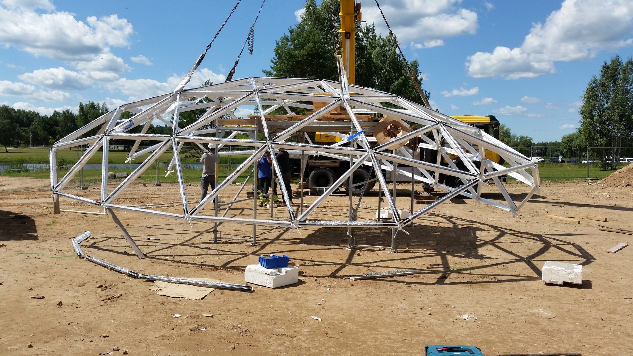 Vytautas Mineral SPA stogo stiklinis kupolas