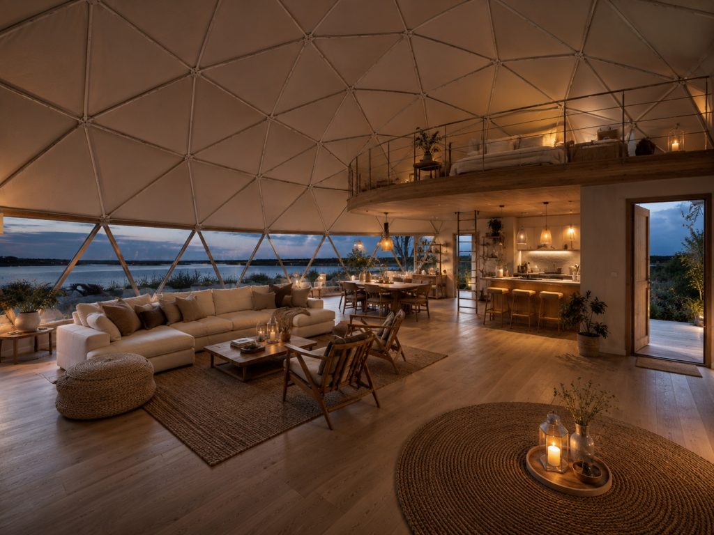 113m2 GLAMPING VERSLUI Ø12m H6m | APŠILTINTAS · 3