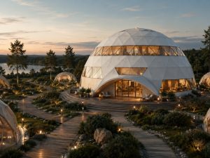 314m2 GLAMPING VERSLUI Ø20m H10m | APŠILTINTAS