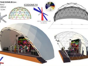 50m2 MOBILI ESTRADA Ø11m ICO F4 H5,5m
