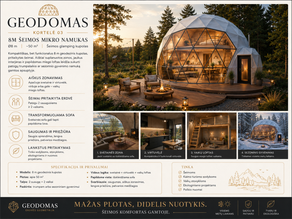 50m2 GLAMPING NAMAS Ø8m ICO F4+ H5,2m · 3
