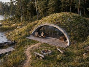 GREENROOF 57m2 NAMAS | COMPACT Betoninis Kupolas
